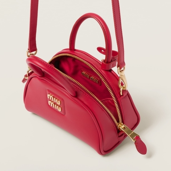 Miu Miu Top Handle Bag Red - Picture 4 of 5